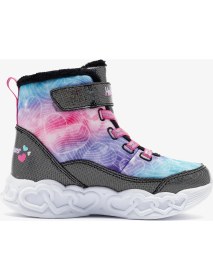 Resim Skechers Infinite Heart Lights - Lovin Hearts Büyük Kız Çocuk Siyah Işıklı Bot 303054L Bkmt 