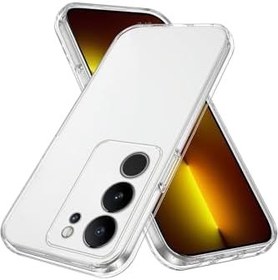 Resim Vivo V29 5g Kılıf Kamera Çıkıntılı Korumalı Renksiz Yumuşak Şeffaf Esnek Silikon Kapak 