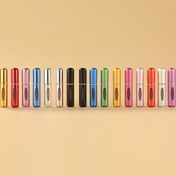Resim Parfüm Dağıtıcı Şişe Alt Dolgulu Taşınabilir Basınçlı Küçük Örnek Boş Şişe Taşınabilir Mini 5ml Kozmetik Sprey Şişesi 