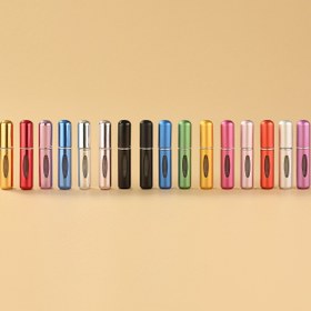 Resim Parfüm Dağıtıcı Şişe Alt Dolgulu Taşınabilir Basınçlı Küçük Örnek Boş Şişe Taşınabilir Mini 5ml Kozmetik Sprey Şişesi 