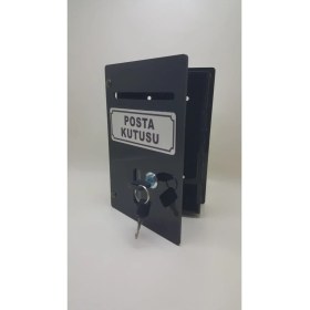 Resim Hediyelikevi Küçük Boy Pleksi Posta Kutusu 15cmx6cmx22cm Manuel Kilitli 