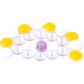 Resim Nevto Nevresim Tokası En fazla 3 cm Kalinlikta 2 adet INCE Yorgan-Battaniye icin Beyaz 