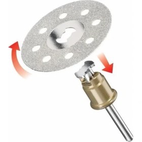 Resim Dremel 38 Mm Elmas Kesme Diski Speedclick 