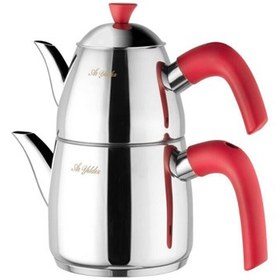 Resim Aryıldız Elite Pantone Orta Boy Çaydanlık Takımı 1,5 Litre Gümüş 