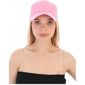 Resim Unisex Ayarlanabilir Pembe Spor Basic Şapka Pembe 