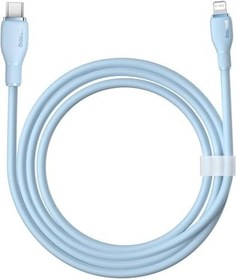 Resim Baseus Pudding Hızlı Şarj Özellikli Type-C to Lightning Kablo 20W, 1.2 Metre, Mavi 