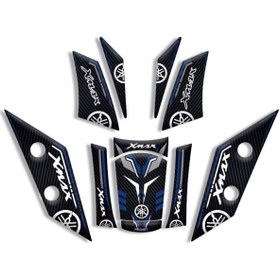 Resim MOTOSEPETİM YAMAHA XMAX TANK PAD SET (2018 - 2022) UYUMLU 02 