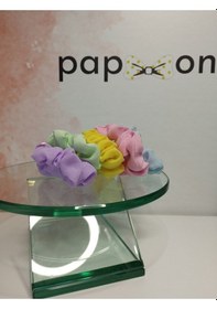 Resim Papyonbebek0 5'li Set Toka Sarı - Yeşil - Pembe - Lila - Mavi - Organik & El Yapımı Çok Renkli 