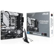 Resim Asus Prıme B760M-A Wıfı Intel B760 LGA1700 Ddr5 7200 HDMI VGA 2x M2 Usb3.2 Ax Wifi + Bt Aura Rgb 2.5gbit Lan Matx Asus 5x Protectıon Iıı, Armoury Crat 