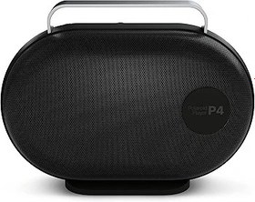 Resim Polaroid P4 Müzik Çalar (Siyah) Güçlü Büyük Oda Kablosuz Bluetooth Hoparlör, Şarj Edilebilir, Çift Stereo Eşleştirme 