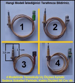 Resim Simfer Ocak Termokupl-Gaz Emniyet Isı Sensörü 