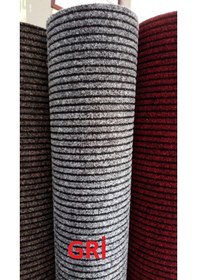 Resim Swing Çelik Halı Çizgili Kaymaz - Kaydırmaz Kaliteli Kalın Halı (429083228) 