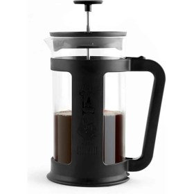 Resim - Smart French Press: Yaklaşık 1l Kapasiteli Kahve Hazırlayıcı - Siyah Polipropilen Gövde - Bulaşık Makinesinde Yıkanabilen Borosilikat Cam Sürahi - Paslanmaz Çelik Filtre Sistemi 