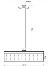 Resim GPD Ankastre Duş Başlığı (tavandan) (250x250) Ads15 