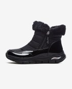 Resim Skechers Arch Fit Smooth - Cool Puff Kadın Siyah Kar Botu 167252 Bbk Siyah 