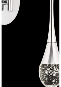 Resim İstanbul Avize Aplik Mercure Tekli Gümüş Ledli 3 Renk Modern Led Aplik Gümüş 