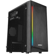 Resim Everest BLAZON RGB Led Şeritli Peak 250W Akrilik Panel Gaming Oyuncu Kasası Everest