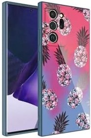 Resim PSR aksesuar NO3 Kamera Korumalı Desenli Sert Silikon Zore Epoksi Kılıf-NO3 Galaxy Note 20 Ultra ile uyumlu 