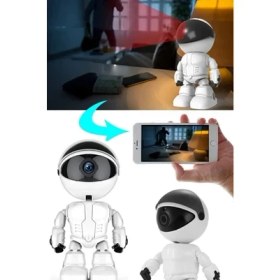 Resim Eco Lounge Robot Görünümlü Wi-Fi Bebek Kamerası 