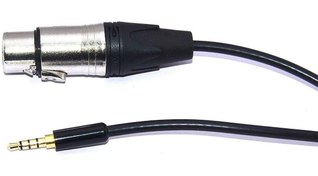 Resim Cep Telefonu Mikrofon Kablosu 3.5 mm to Xlr Dişi 3 Metre 