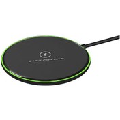 Resim Kablosuz Şarj Aleti 7.5w/10w Hızlı Şarj Hafif Tasarım İphone/samsung Kablosuz Şarj Serisi Telefonlarla Uyumlu Siyah 