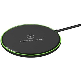 Resim Jeemson X251-b Siyah Kablosuz Şarj Cihazı - 7.5w/10w Masaüstü Hızlı Şarj - İphone/samsung Uyumlu - Qi Standartı - Çoklu Koruma Fonksiyonları 