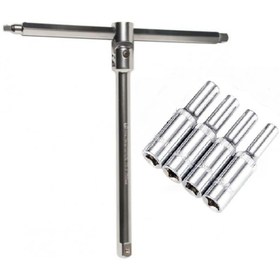 Resim kayasanyapimarket 3 Fonksiyonlu Cırcır Kolu 1/4-3/8-1/2 3/8 Lokma 8mm-10mm-11mm12mm 6 Köşe 