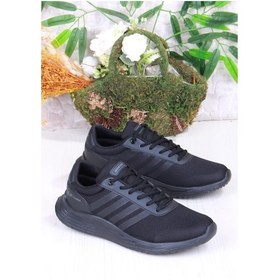 Resim Fort B234 Rahat Esnek Hafif Comfort Taban Spor Ayakkabı Siyah 