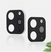 Resim iPhone XS Max Uyumlu 6.5 Zore CP-03 iPhone 11 Pro Max Uyumlu Kamera Lens Dönüştürücü-Gold Gold 