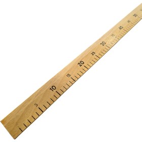Resim Moonstar Ahşap Manifatura Cetveli 1 Metre (100cm) (Ağaç) 