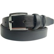 Resim Parscraft Çocuk Kemeri Hakiki Siyah Deri 3 Cm 