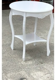 Resim Fiskos 4Ayak el Oyma Model Parlak Ihlamur ağacı ayak Parlak Beyaz MDF tabla Kutu sevk EL Yapım 