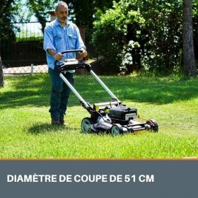 Resim Mabeyn Worx WA6333 51CM WG761E Çim Biçme Makinesi Için Yedek Bıçak 