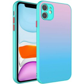 Resim Nezih Case Apple Iphone 11 Uyumlu Kamera Korumalı Renkli Ebru Desenli Arkası Cam Temperli X-cam Kapak No11 