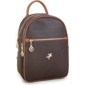 Resim Nas Bag Kadın Sırt Çantası Kahve Taba Gofraj Kahve Taba 