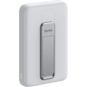 Resim Benks Magsafe Mıknatıslı Wireless Powerbank Benks MP08 (Havayolu Protokollerine Uygun) 10.000MAH Kapasite 