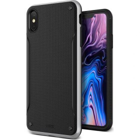 Resim VRS iPhone Xs Max High Pro Shield Kılıf Steel Silver 
