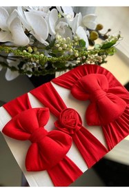 Resim Cherub Kız Bebek Fiyonklu Bone Bandana 3lü Set 