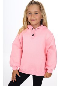 Resim Toontoy Kız Çocuk Nakışlı Sweatshirt Pembe 
