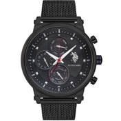 Resim U.S. Polo Assn. Erkek Siyah Kol Saati Uspa1008-03 