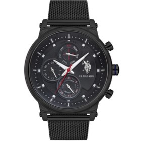 Resim U.S. Polo Assn. Erkek Siyah Kol Saati Uspa1008-03 
