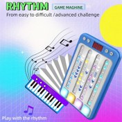 Resim Ergen Dostu Dijital Müzik Ritim Oyun Makinesi - Hareketli Tempo Oyunu Kolaydan Zora Modlar, Plastik Taşınabilir Müzik Aleti Ergenler için, İçinde Parçalar Dahil Değil, Kutulu 