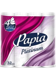 Resim Papia Tuvalet Kağıdı 4 Katlı 32 Li Pk Platinum 