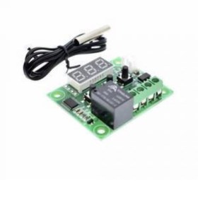 Resim Temiz Pazar Digital Nem Ve Isı Ölçer Problu Ve 12 V Kuluçka Termostat 