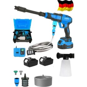 Resim Dynamic Max 999VF Çift Akülü Şarjlı Yüksek Basınç Oto Araç Yıkama Bahçe Yıkama Temizleme Tabancası 70 Bar 
