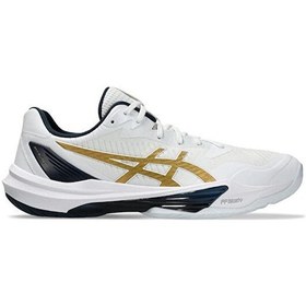 Resim Asics Sky Elite Ff 3 Erkek Voleybol Ayakkabısı 1051a080-104 Beyaz Beyaz 