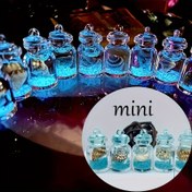 Resim 3/8 adet Mini Luminous Ocean Theme Şişeler Küçük Heykeller, Reçine Deniz Hayatı Toplama Kolyeleri, Çok Fonksiyonlu İç Mekan Dekorasyonları, Önceden Aydınlatılmış Noel Ağacı Süsleri, Anahtarlık ve Çanta Yaratıcı DIY Kolye Aksesuarları, Benzersiz Tatil Mevsimlik Hediye 