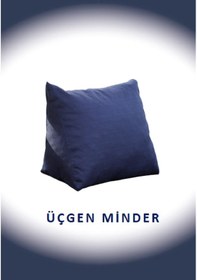 Resim Dekosoy Üçgen Minder Lacivert 