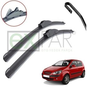 Resim Hyundai Getzuyumlu Ön Cam Silecek Süpürgesi Takımı 2007 - 2011 Hunday Gets Ön Silecek Gest Silecek 