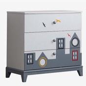 Resim Şifonyer, City Montessori Çocuk Odası, City Şifonyer - Gri (539773011) 